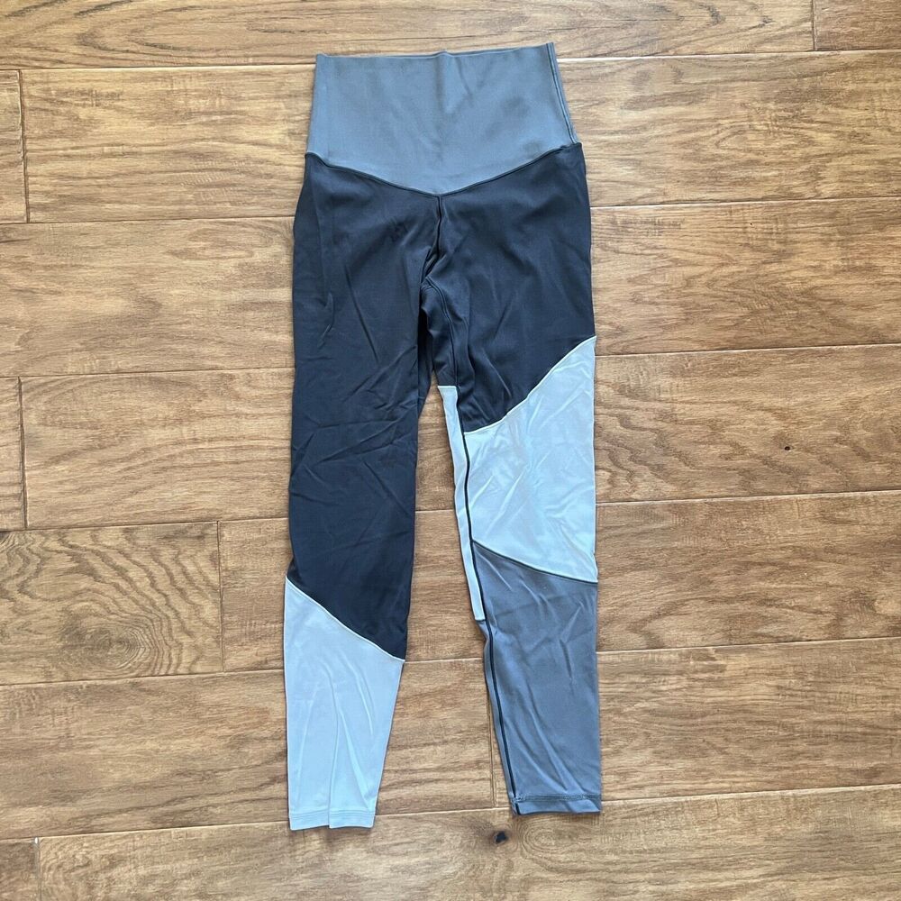 Aerie Leggings Size S Gray Colorblock Chill Play Move